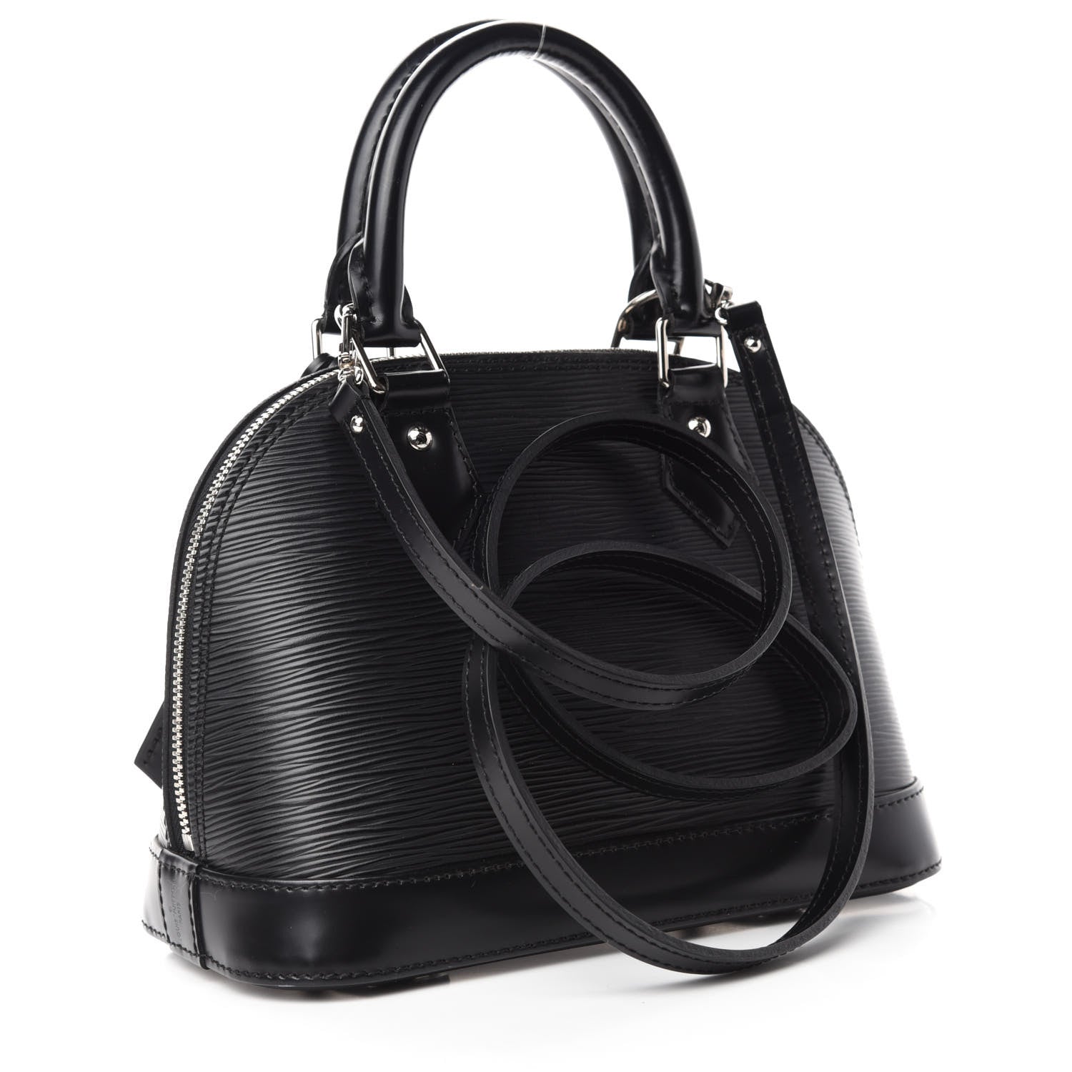 Louis Vuitton Epi Alma BB Black 3 of 12