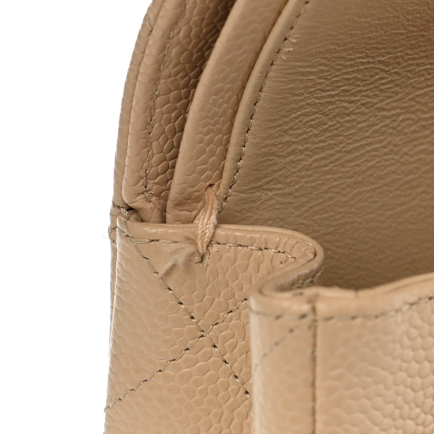 Chanel Caviar Quilted Medium Double Flap Light Beige 13 of 13