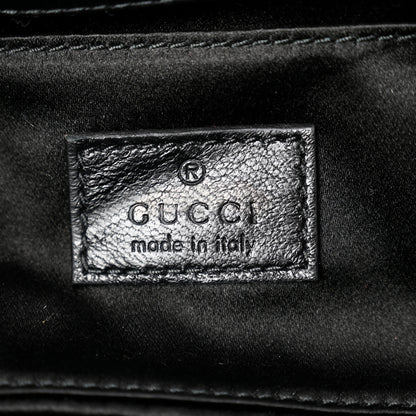 Gucci Nappa Vertical Matelasse Small Maxi Horsebit Chain Shoulder Bag Black 6 of 11