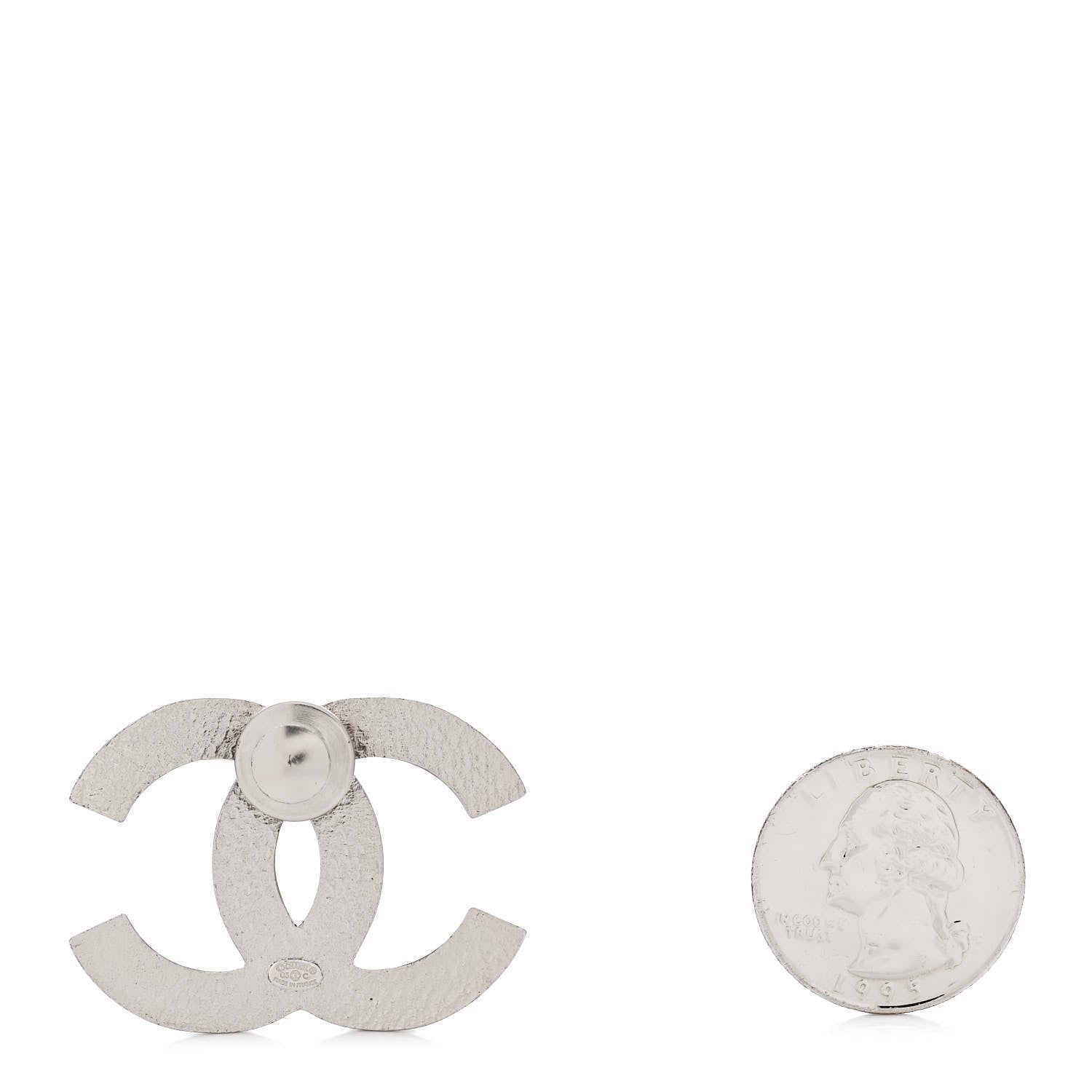 Chanel Pearl CC Brooch Gold 2 of 4