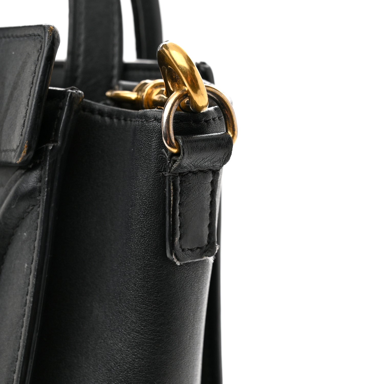 Celine Smooth Calfskin Nano Luggage Black 11 of 17