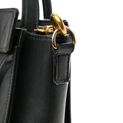 Celine Smooth Calfskin Nano Luggage Black 11 of 17