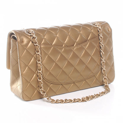 Chanel Lambskin Medium Double Flap Bronze 3 of 9