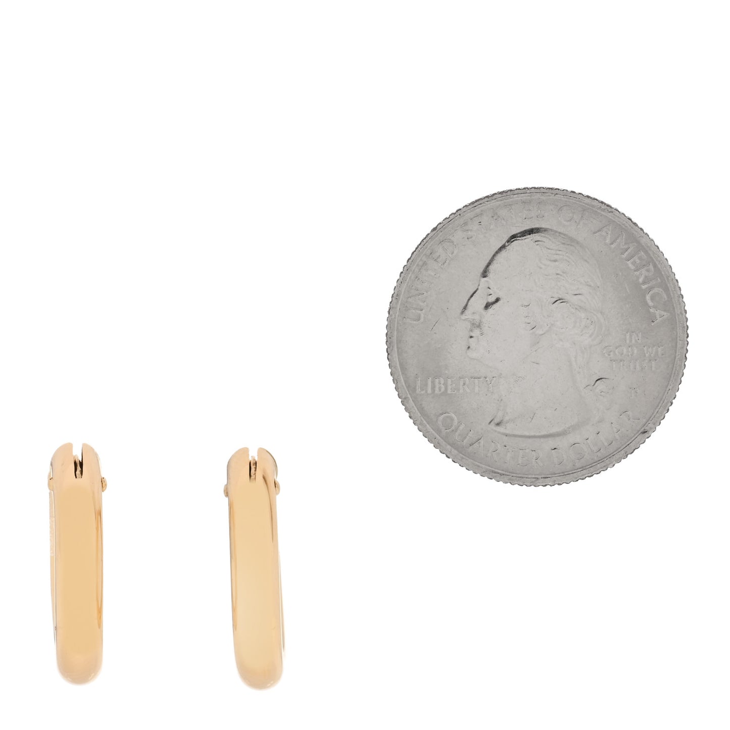 18K Yellow Gold Classics Oval Hoop Earrings
