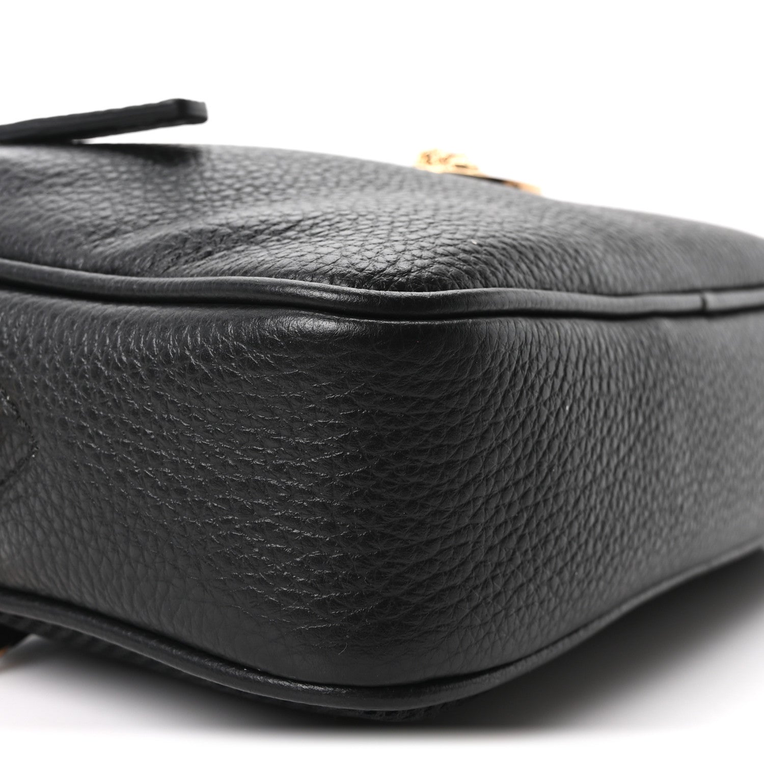 Versace Grained Calfskin La Medusa Camera Bag Black 8 of 9