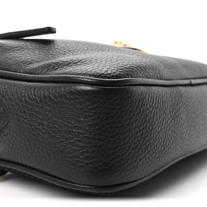 Versace Grained Calfskin La Medusa Camera Bag Black 8 of 9