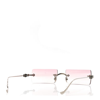 Chrome Hearts Metal Hellz Bellz Rimless Sunglasses Silver Pink 4 of 6