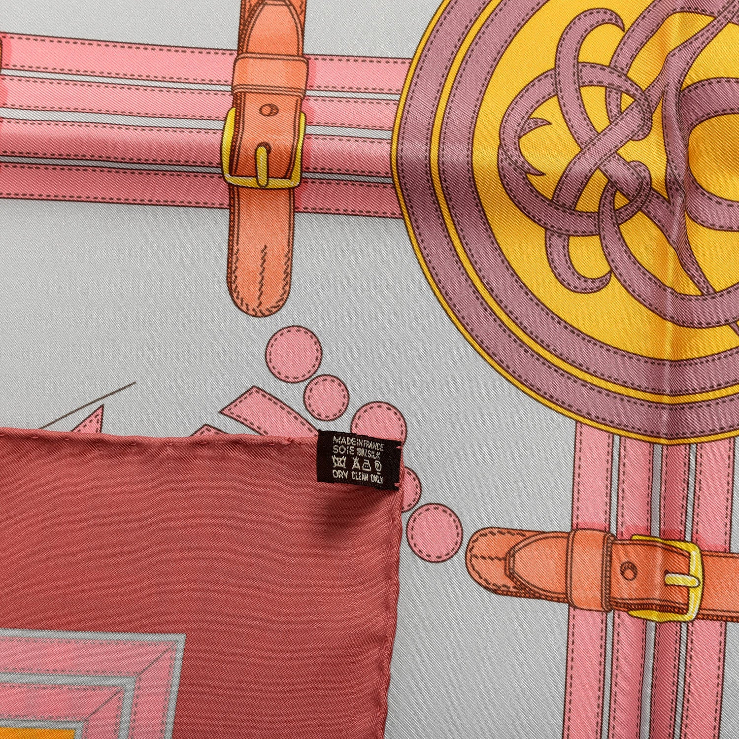 Hermes Silk Grande Tenue Scarf 90 4 of 4