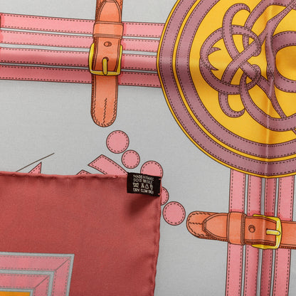 Hermes Silk Grande Tenue Scarf 90 4 of 4