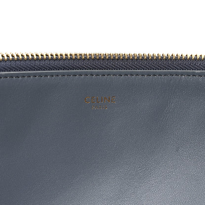 Celine Lambskin Large Trio Crossbody Bag Medium Grey 8 of 10