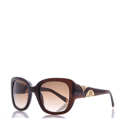 Louis Vuitton Iris PM Sunglasses Z0681W Brown Speckling 1 of 7
