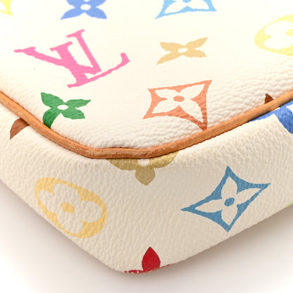 Louis Vuitton Monogram Multicolor Pochette Accessories White 12 of 16