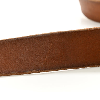 Gucci Calfskin Brass Feline Buckle Belt 90 36 90 36 Toscano 6 of 7
