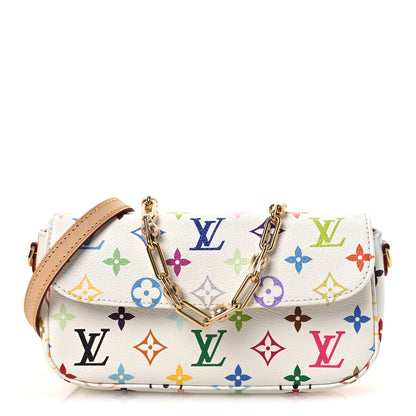 Louis Vuitton LV X TM Monogram Multicolor Ivy Wallet On Chain White 1 of 13