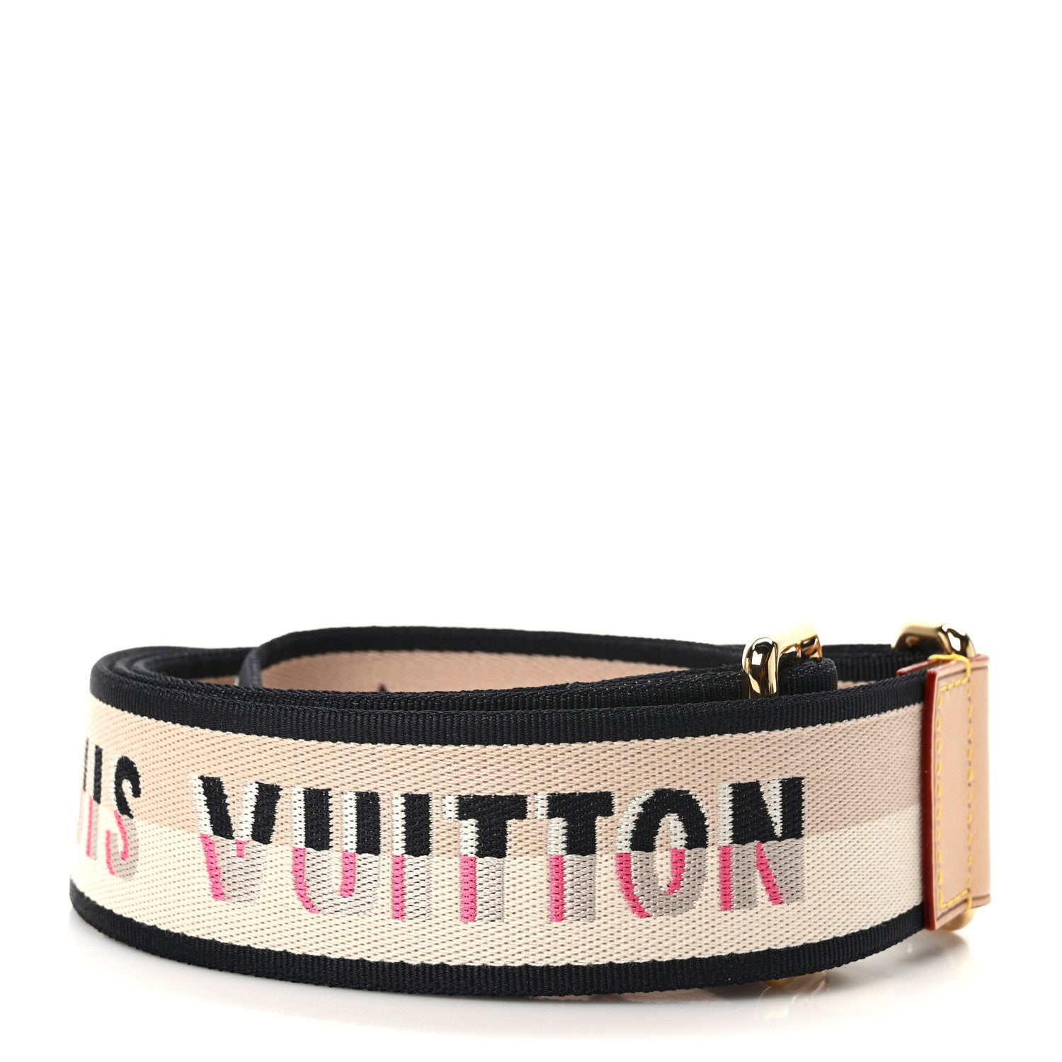 Louis Vuitton Jacquard Speedy Bandouliere 20 Shoulder Strap Black 2 of 3