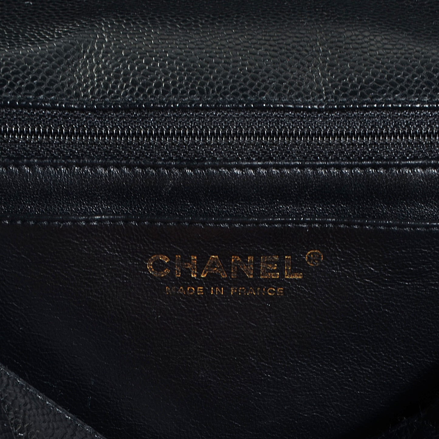 Caviar Quilted Jumbo Single Flap Black