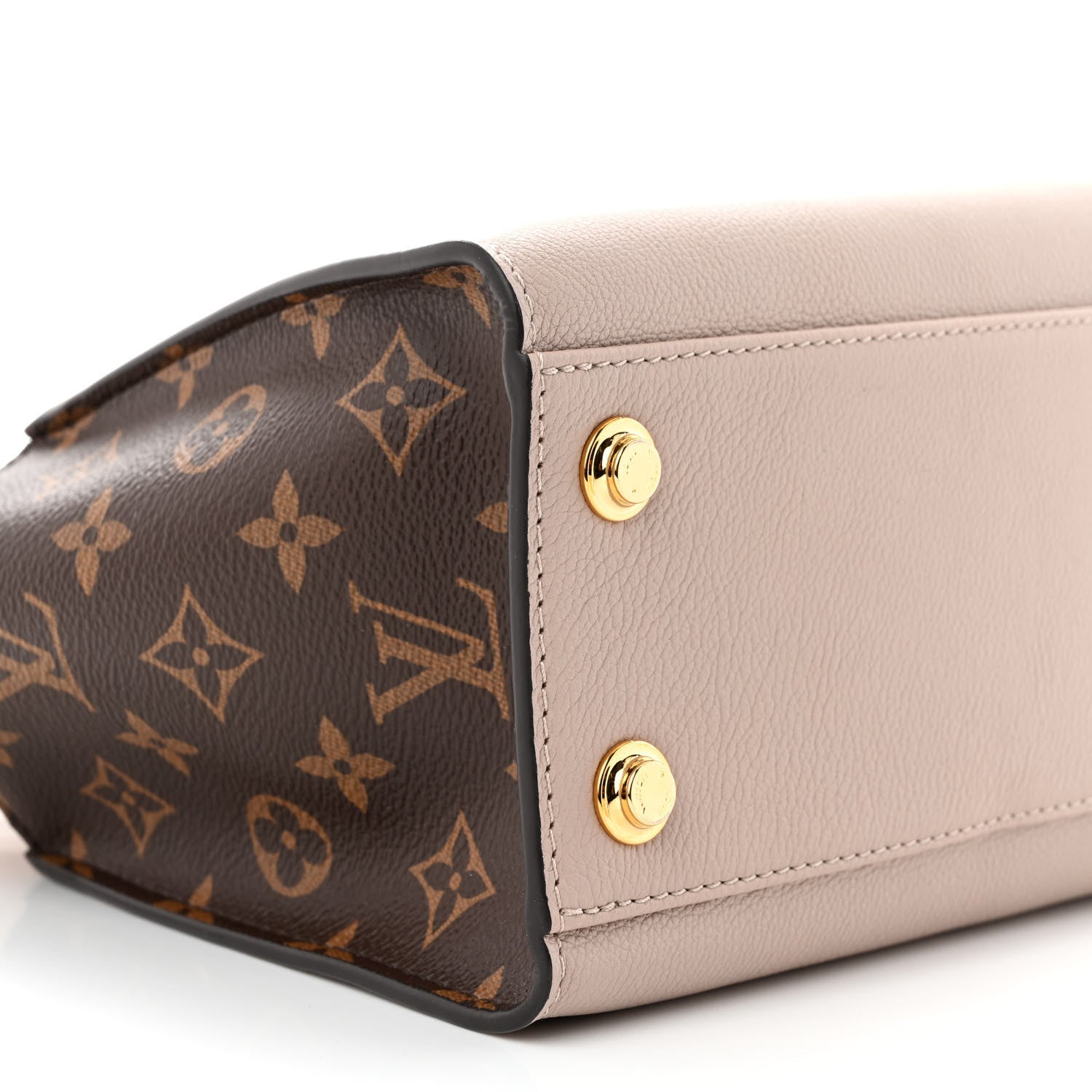 Louis Vuitton Calfskin Monogram On My Side PM Greige 8 of 9