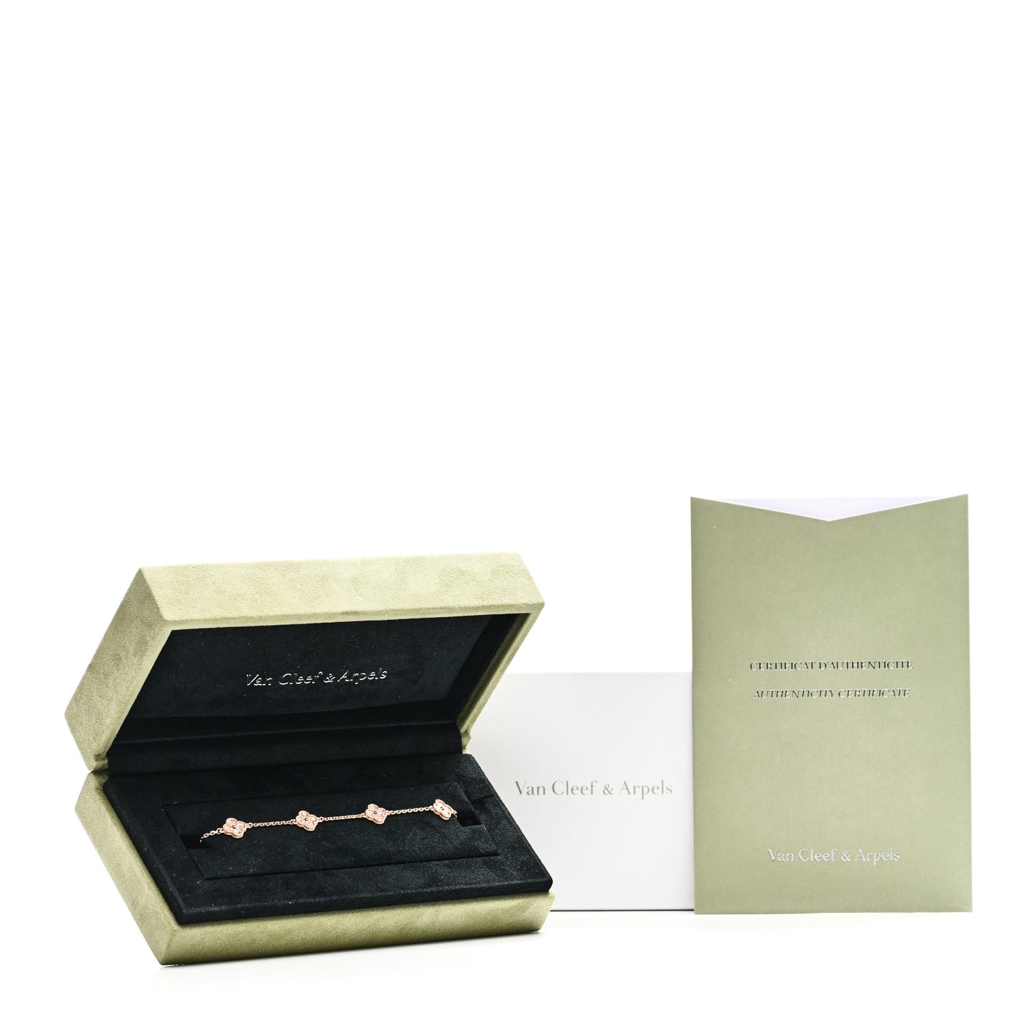 18K Rose Gold 6 Motifs Sweet Alhambra Bracelet