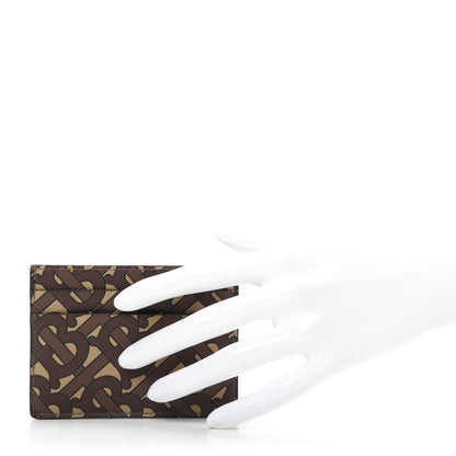 Burberry E-Canvas Monogram Card Case Bridle Brown 2 of 6