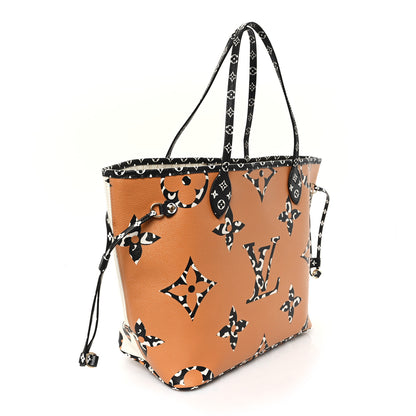 Louis Vuitton Monogram Giant Jungle Neverfull MM Ivory 4 of 12