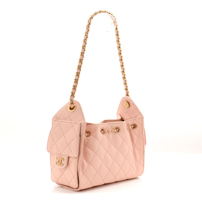 Chanel Caviar Quilted Mini Chanel 25 Handbag Light Pink Light Pink 3 of 11