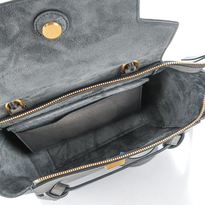 Celine Baby Grained Calfskin Micro Belt Bag Grey 5 of 9