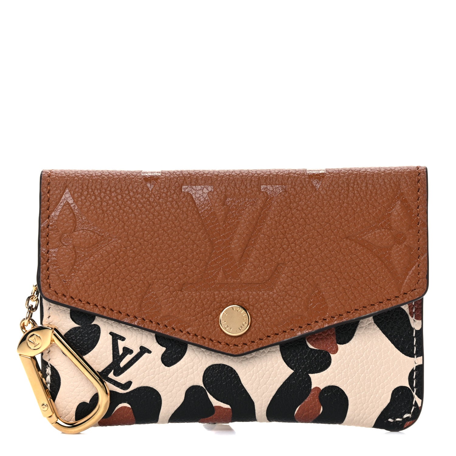 Louis Vuitton Empreinte Monogram Giant Wild At Heart Key Pouch Caramel 1 of 7