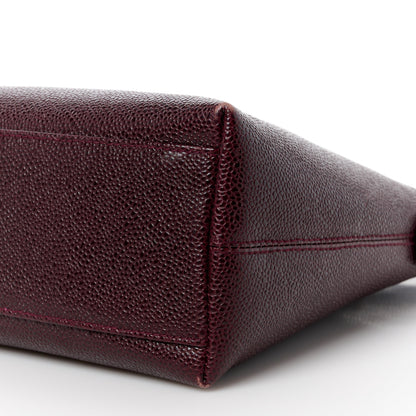 Chanel Caviar Shoulder Bag Bordeaux 10 of 14