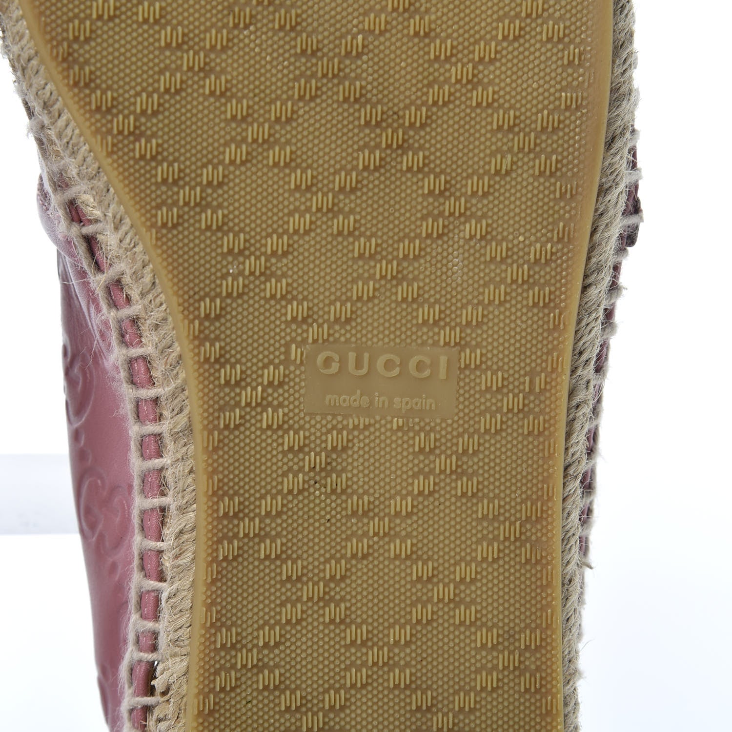 Gucci Guccissima Signature Espadrilles 37.5 Rose Baby Candy 9 of 13