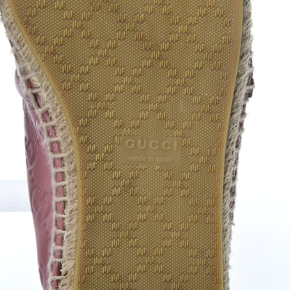 Gucci Guccissima Signature Espadrilles 37.5 Rose Baby Candy 9 of 13