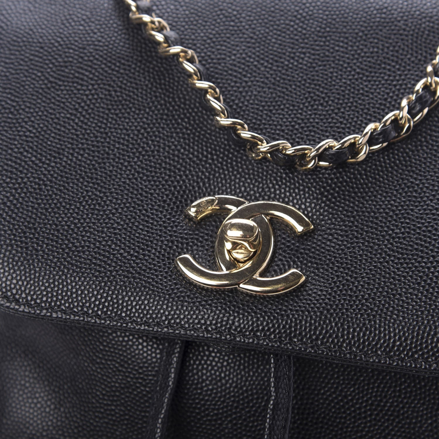 Chanel Caviar Quilted Business Affinity Backpack Black 10 of 10