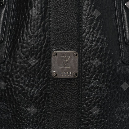 MCM Visetos Large Liz Reversible Shopper Tote Black 10 of 19