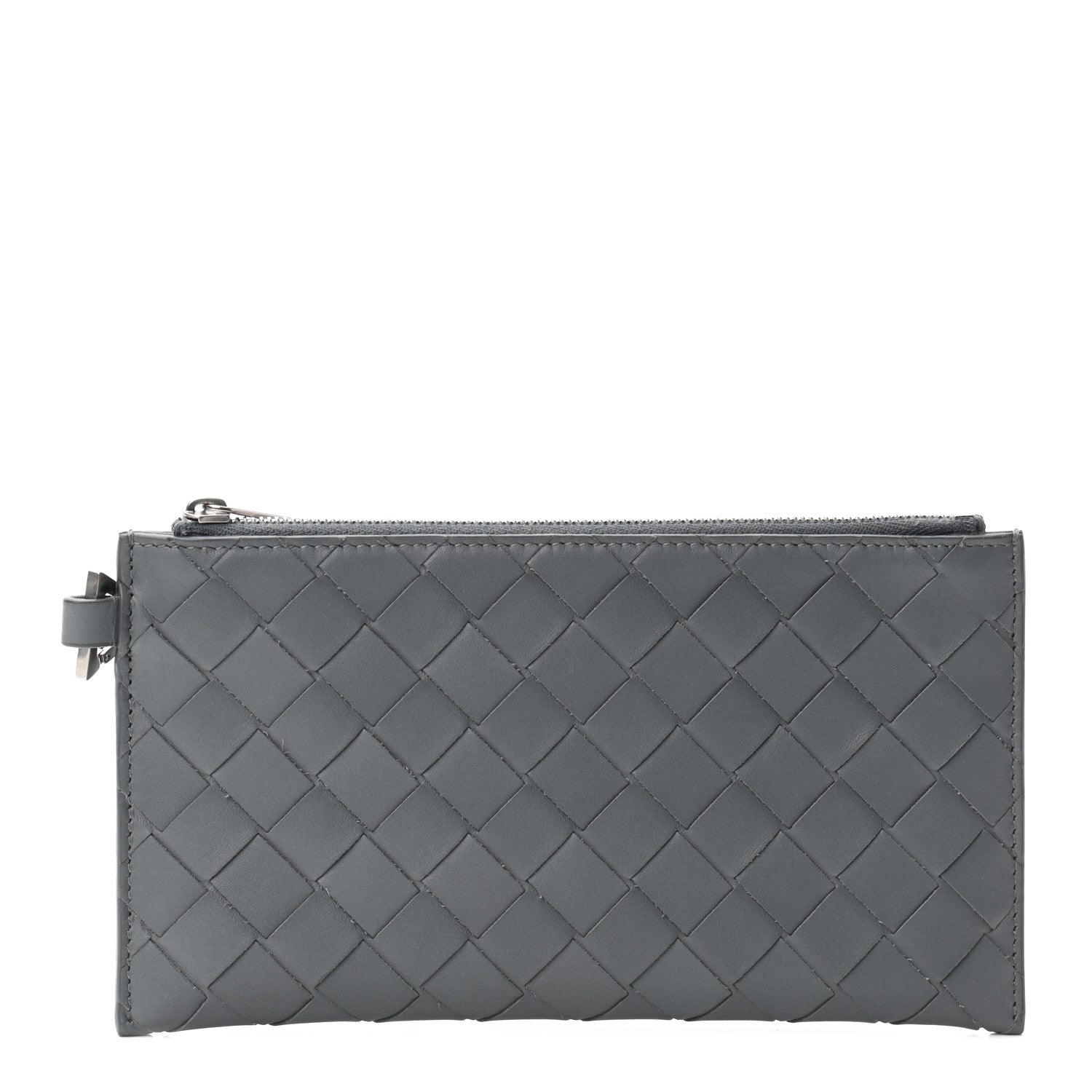 Bottega Veneta Nappa Intrecciato Mens Bill Pouch Thunder 1 of 6