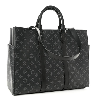 Louis Vuitton Monogram Eclipse Sac Plat Horizontal Zipper 3 of 9
