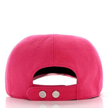 Chanel Cotton CC Cap Hat Fuchsia 5 of 9