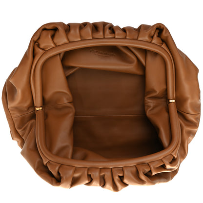 Bottega Veneta Smooth Butter Calf The Pouch Oversized Clutch Camello 5 of 7
