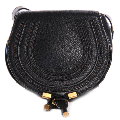 Chloe Calfskin Small Marcie Round Crossbody Bag Black 1 of 9