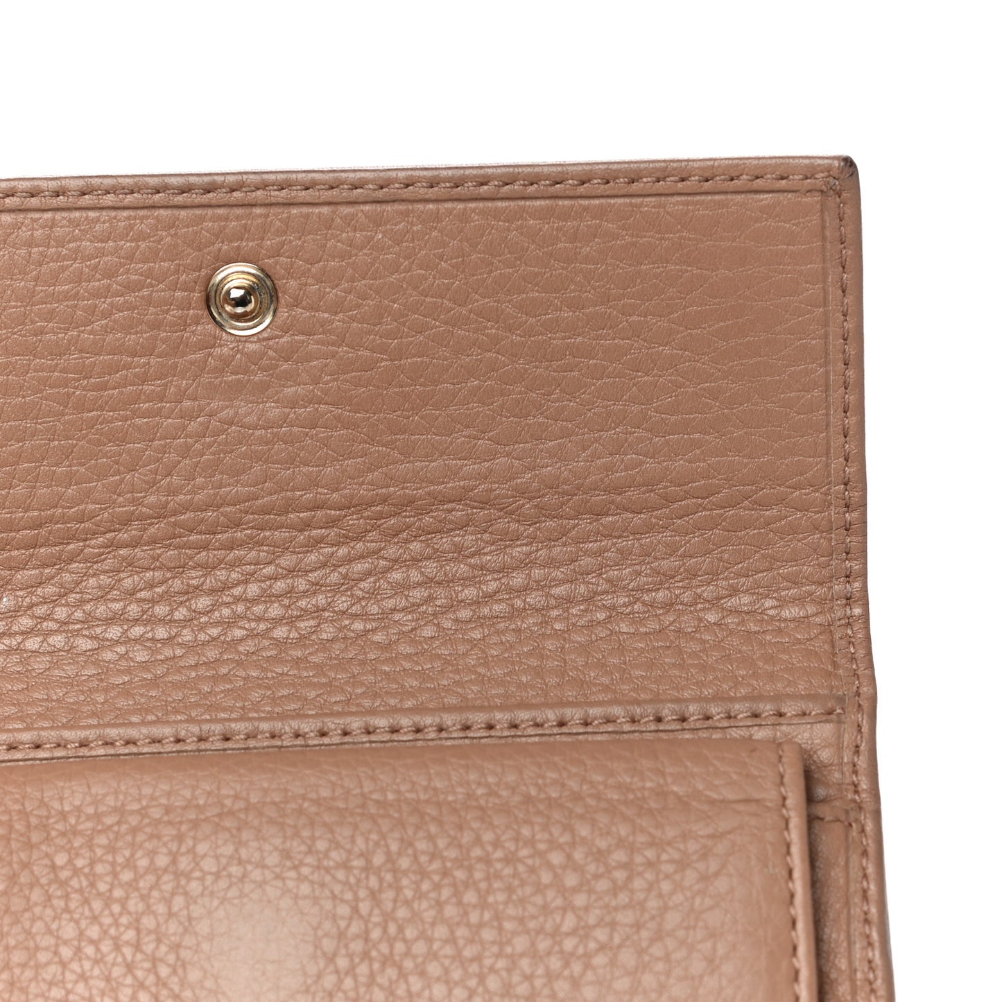 Deerskin Continental Flap Wallet Brown