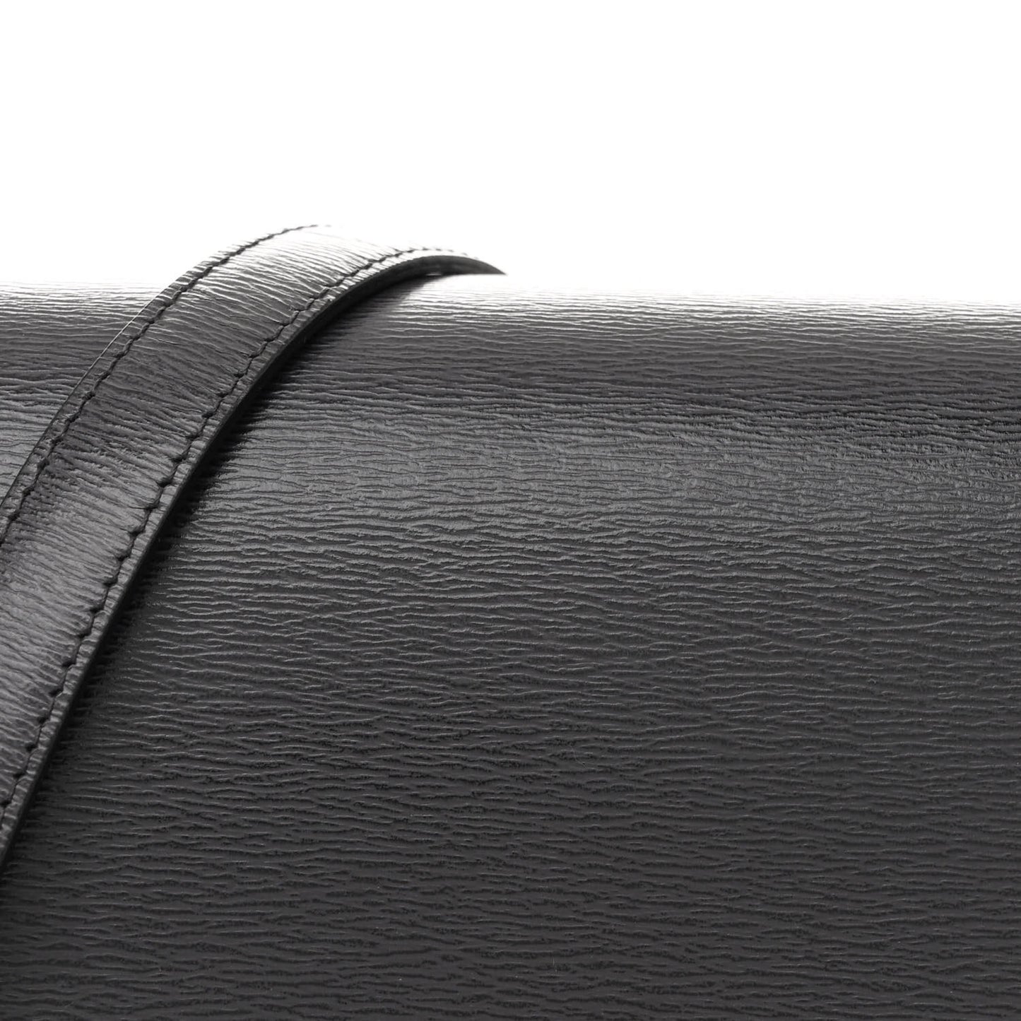 Liege Calfskin Medium Classic Box Flap Bag Grey