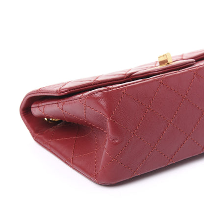 Chanel Aged Calfskin Quilted 2.55 Reissue Mini Flap Red 8 of 10
