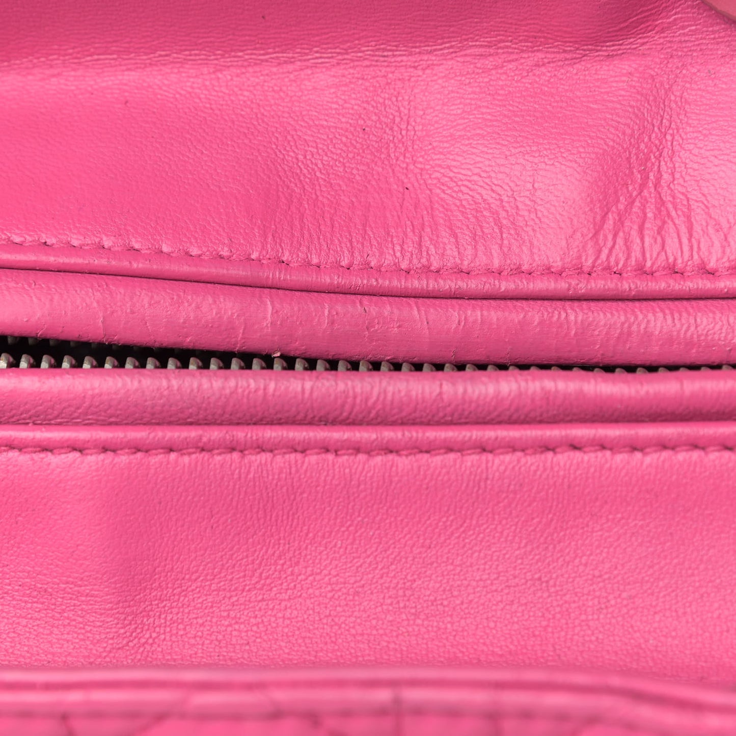 Lambskin Cannage Medium Lady Dior Pink