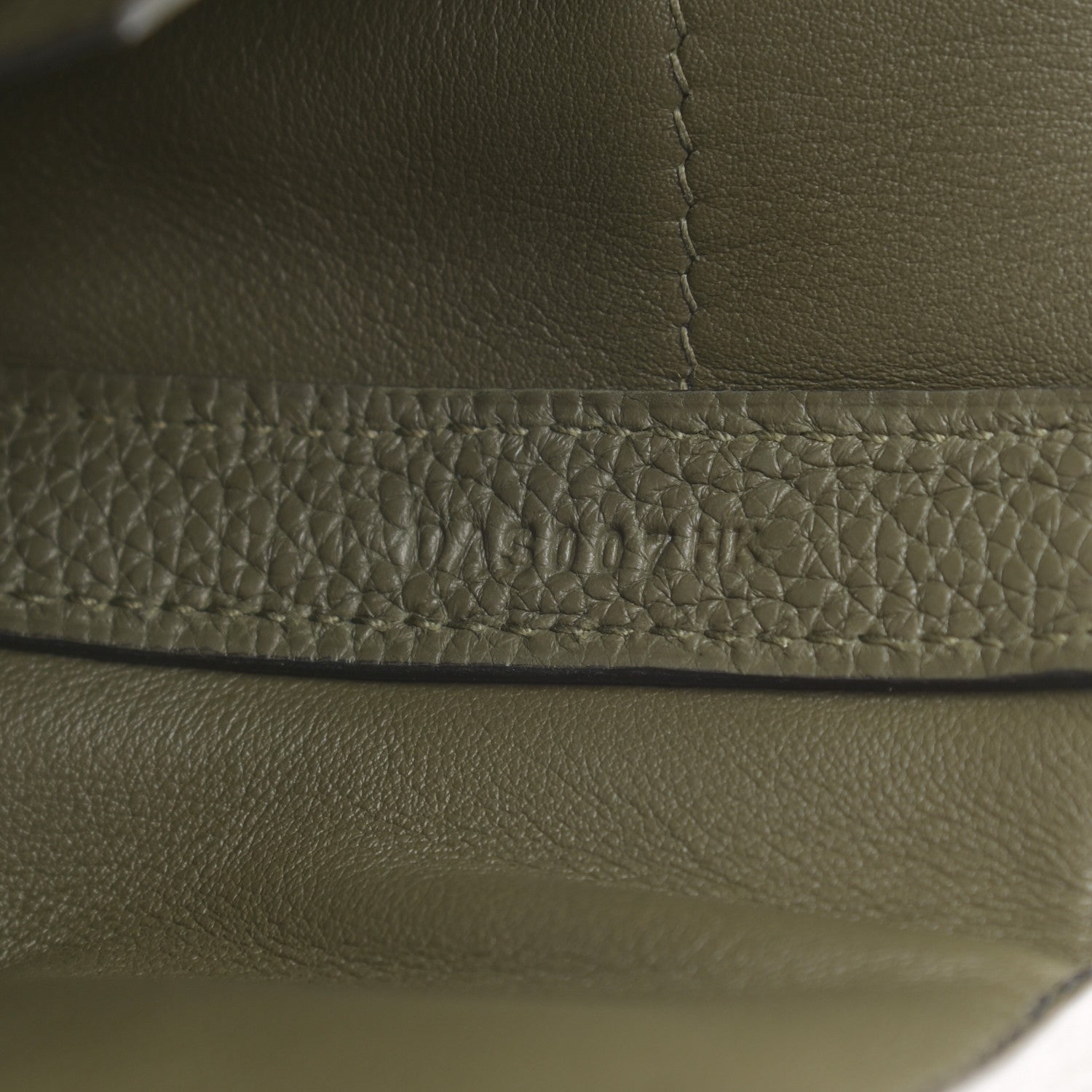 Hermes Taurillon Maurice 24/24 29 Vert Olive Ver Bronze 7 of 11
