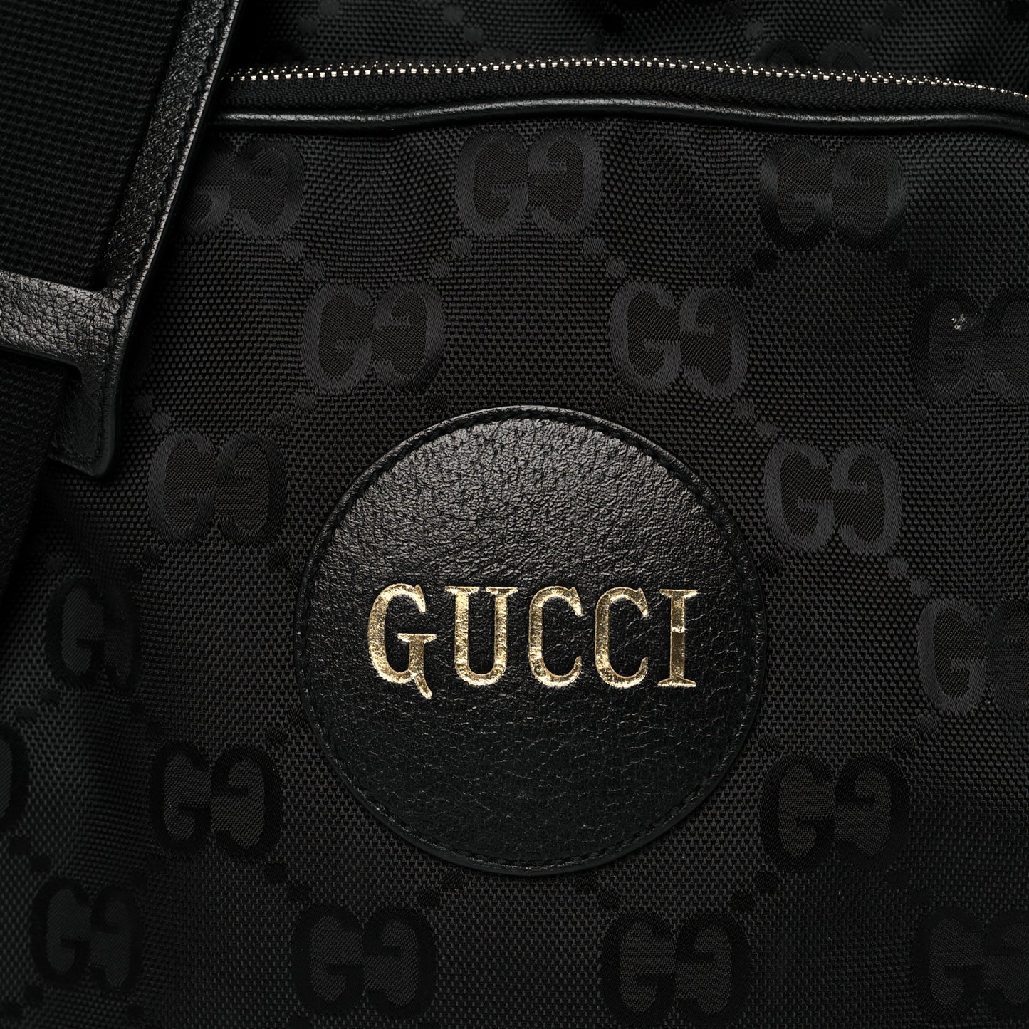 Econyl Nylon Monogram Off The Grid Messenger Black