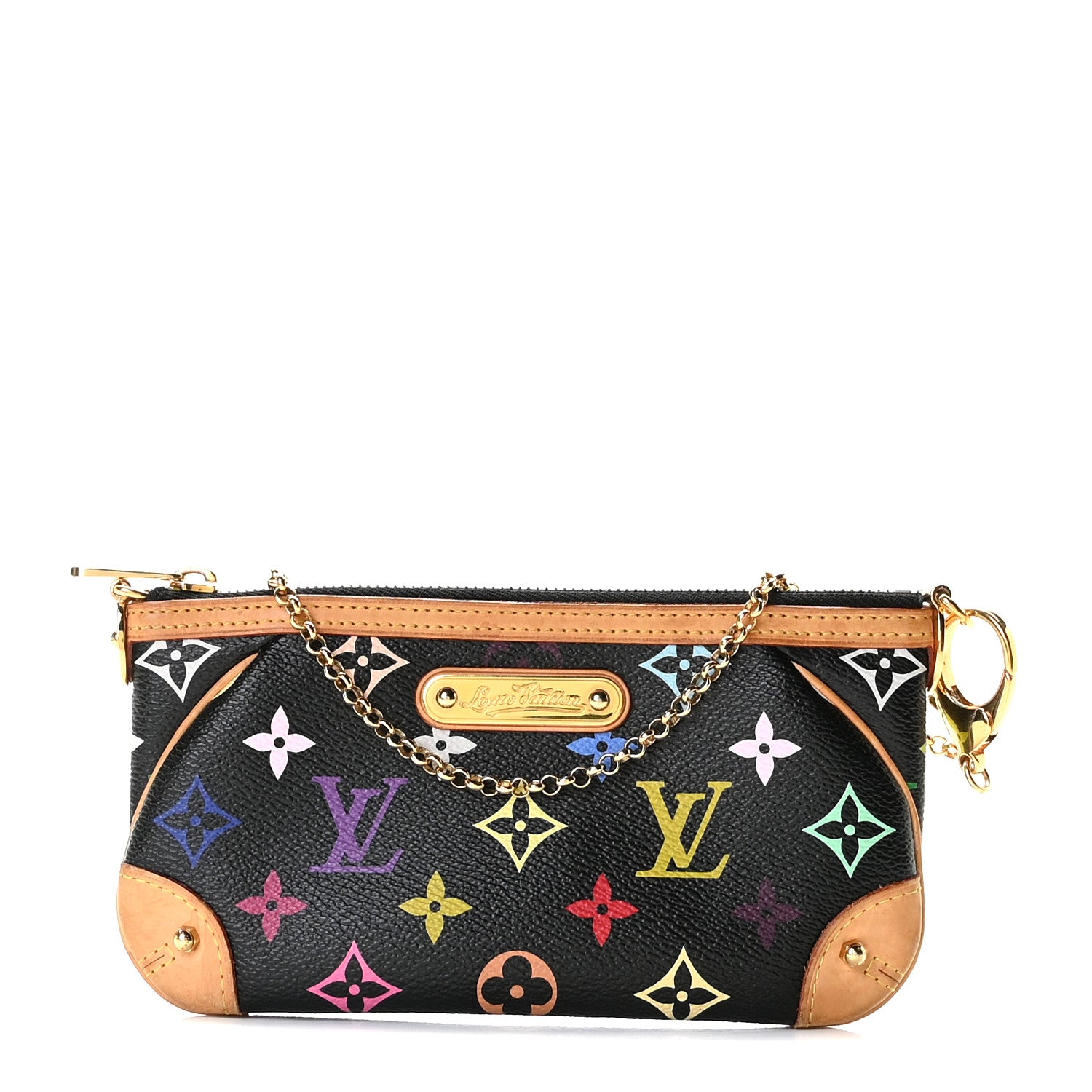Louis Vuitton Monogram Multicolor Pochette Milla MM Black 1 of 8