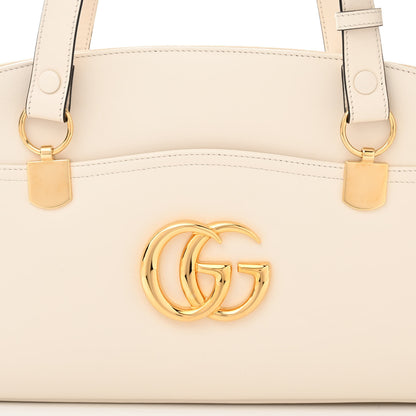 Gucci Vitello Palmellato Lux Arli Top Handle Bag White 9 of 11