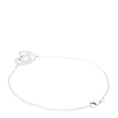 Cartier 18K White Gold Interlocking LOVE Bracelet 3 of 6