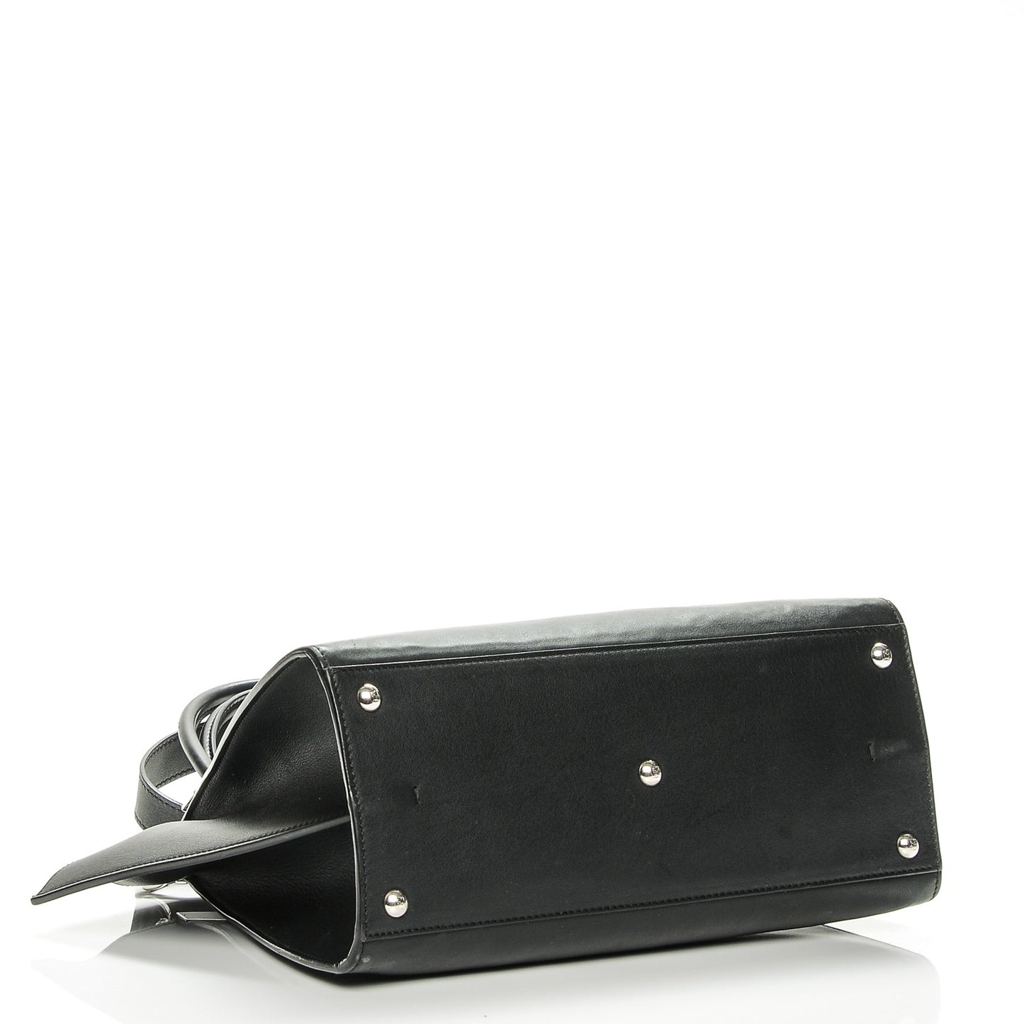 Vitello Dolce Shiny Nappa Petite 3Jours Tote Black