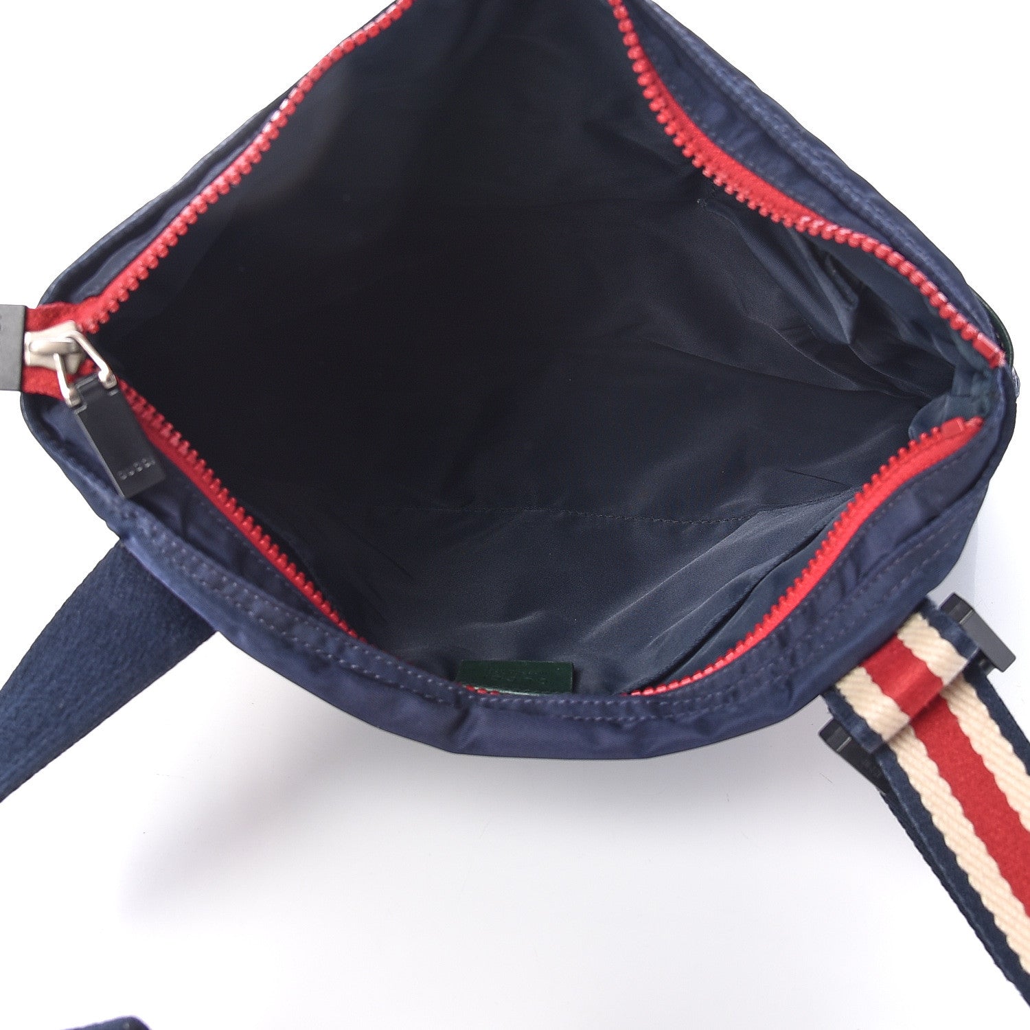Gucci Nylon Web Messenger Bag Navy 7 of 10
