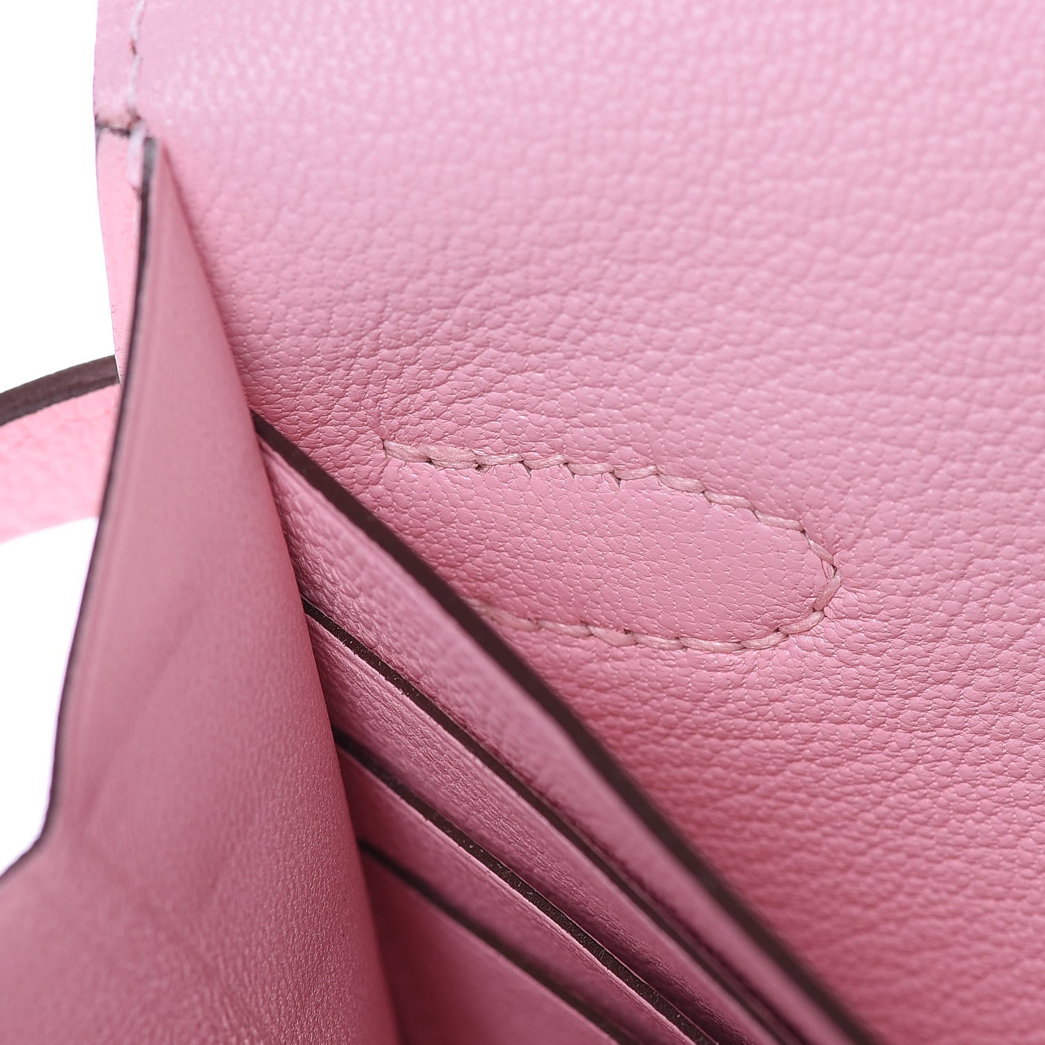 Hermes Swift Ghillies Kelly Longue Wallet Rose Sakura 19 of 21