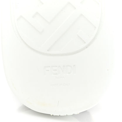 Fendi X SARA COLEMAN Canvas FF Vertigo Embroidered Womens Rise Slip On Sneakers 36 Tobacco Black 7 of 10